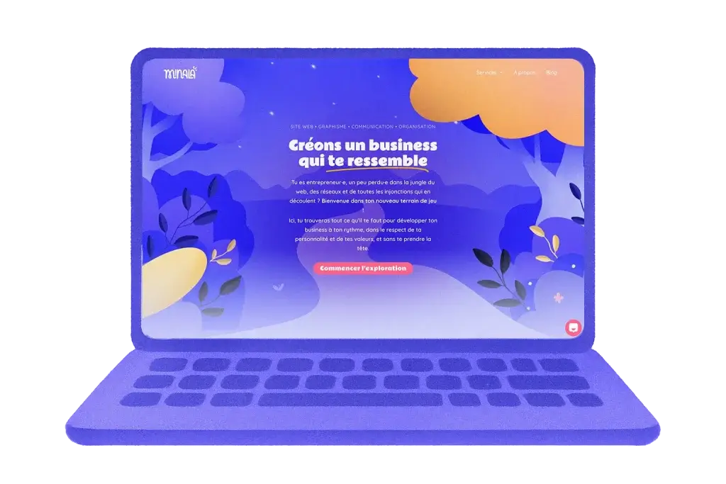 Illustration d'un ordinateur